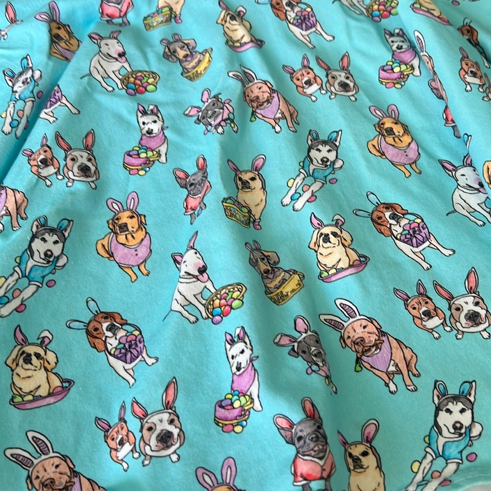 Babalus handmade custom Easter dog skirt